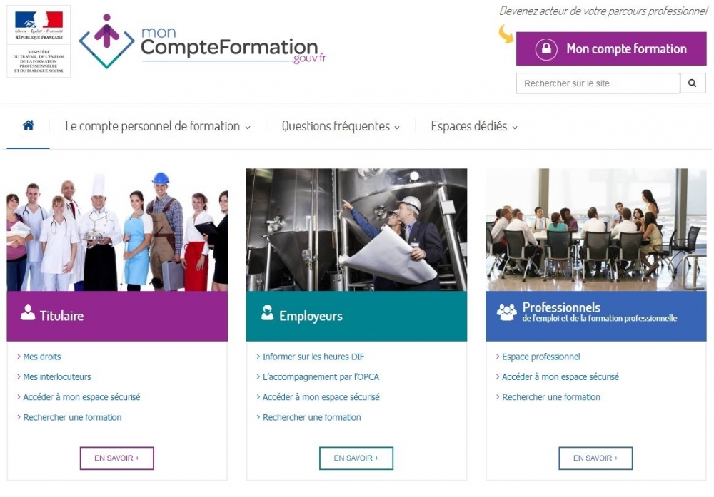 Evolution professionnelle : le compte personnel de formation - www.asso-anap.net